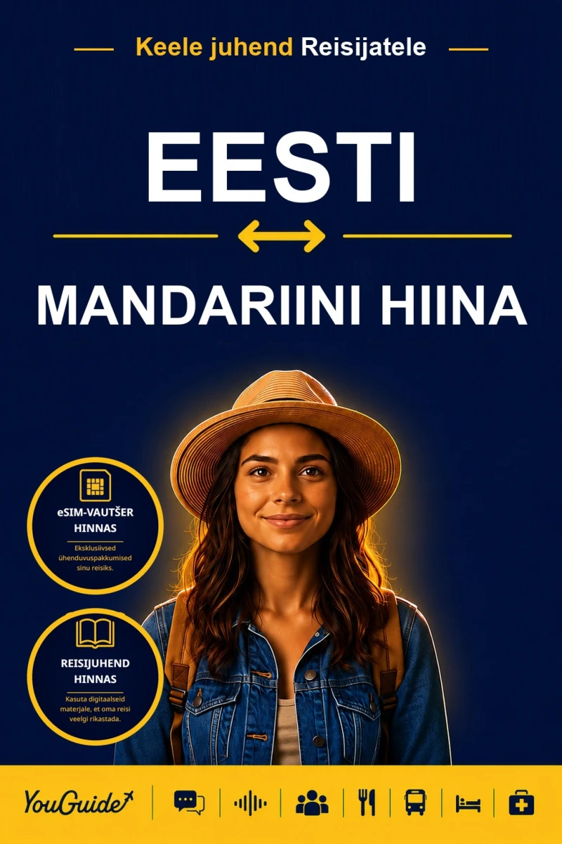 Portada: The Language Guide for Travelers - Estonian to Mandarin Chinese