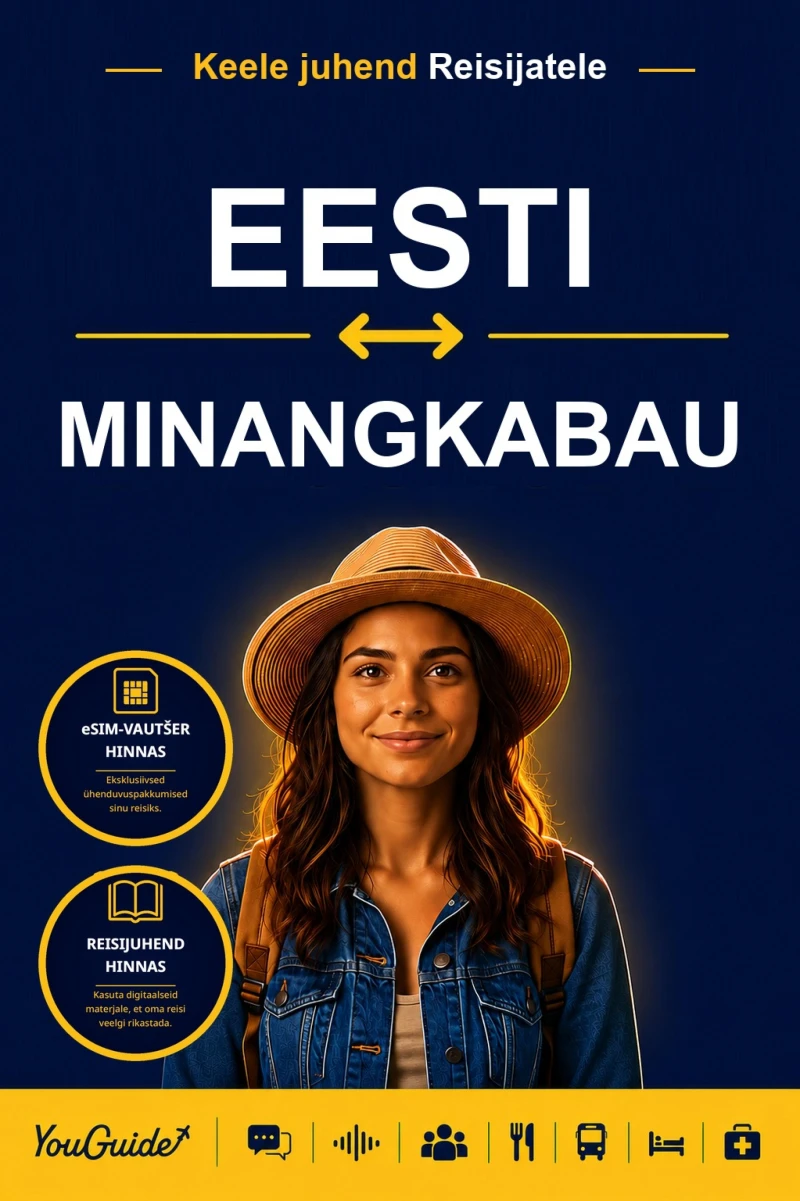 Portada: The Language Guide for Travelers - Estonian to Minangkabau
