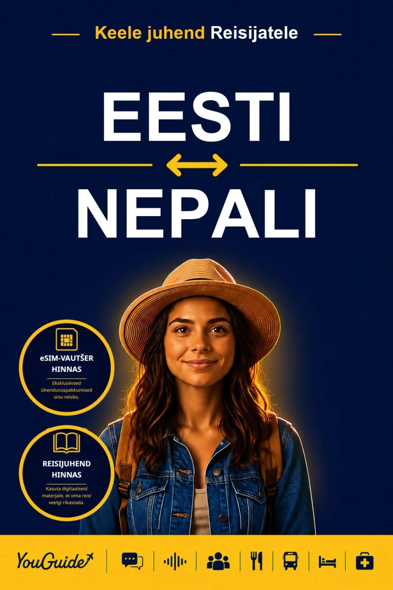 Portada: The Language Guide for Travelers - Estonian to Nepali