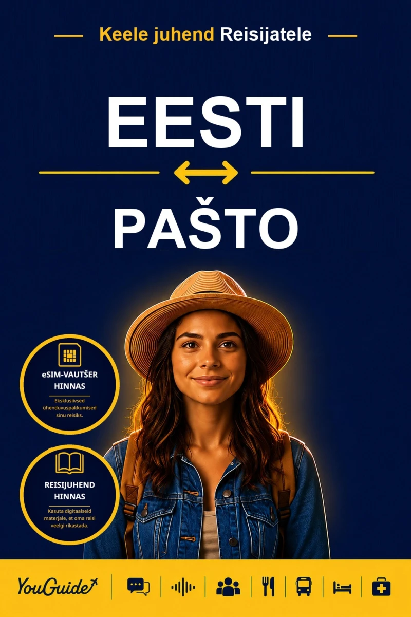 Portada: The Language Guide for Travelers - Estonian to Pashto