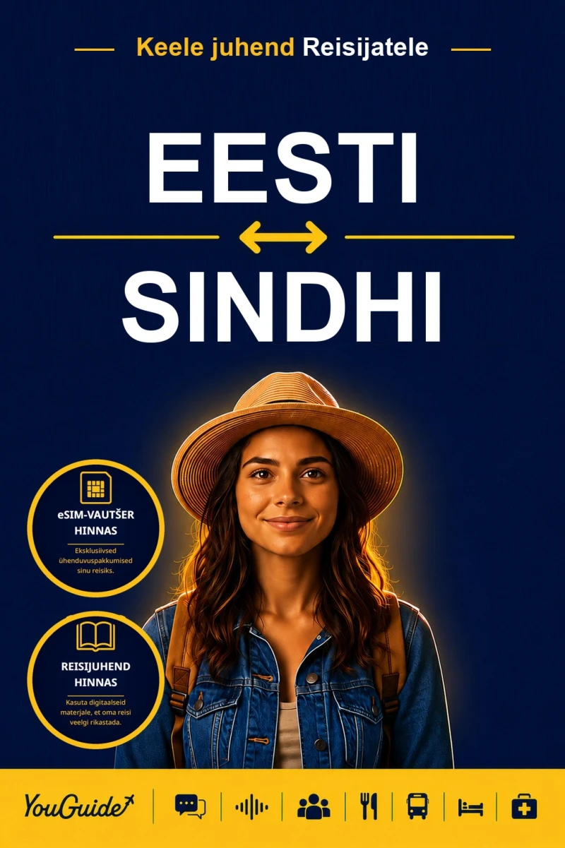 Portada: The Language Guide for Travelers - Estonian to Sindhi