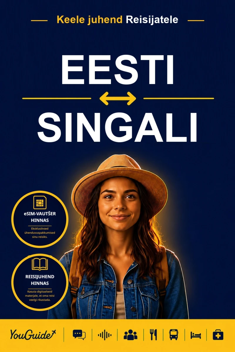 Portada: The Language Guide for Travelers - Estonian to Sinhala