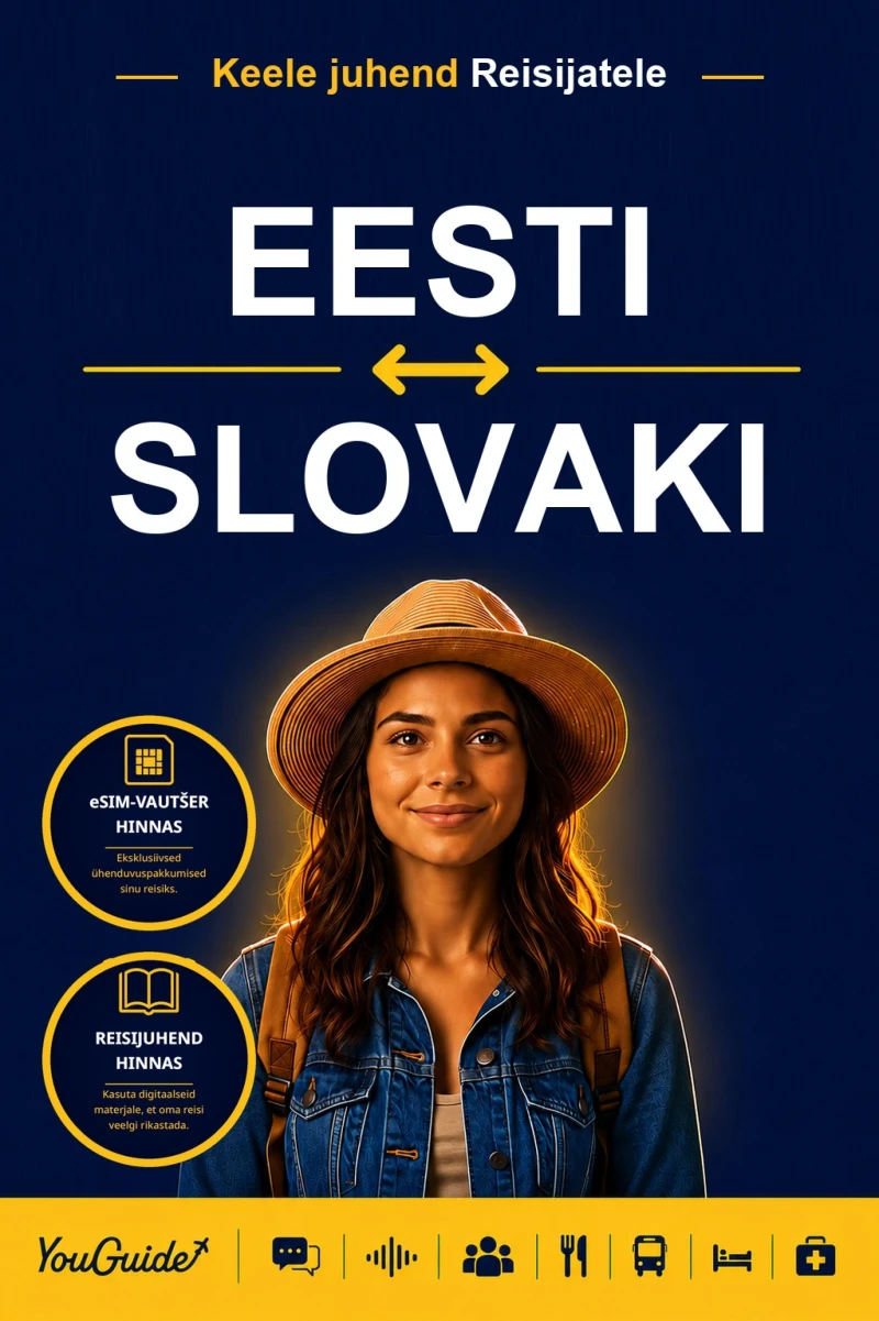 Portada: The Language Guide for Travelers - Estonian to Slovak
