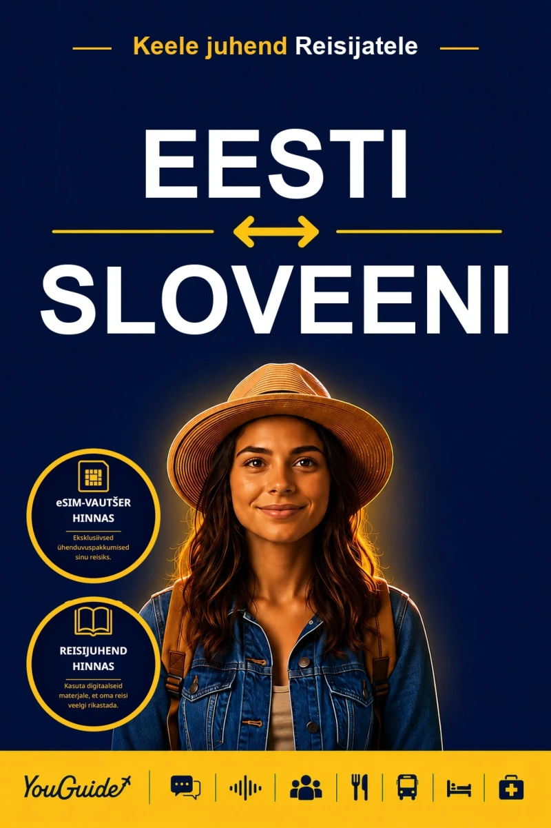 Portada: The Language Guide for Travelers - Estonian to Slovenian