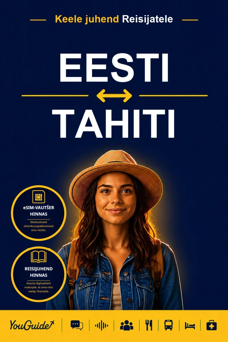 Portada: The Language Guide for Travelers - Estonian to Tahitian