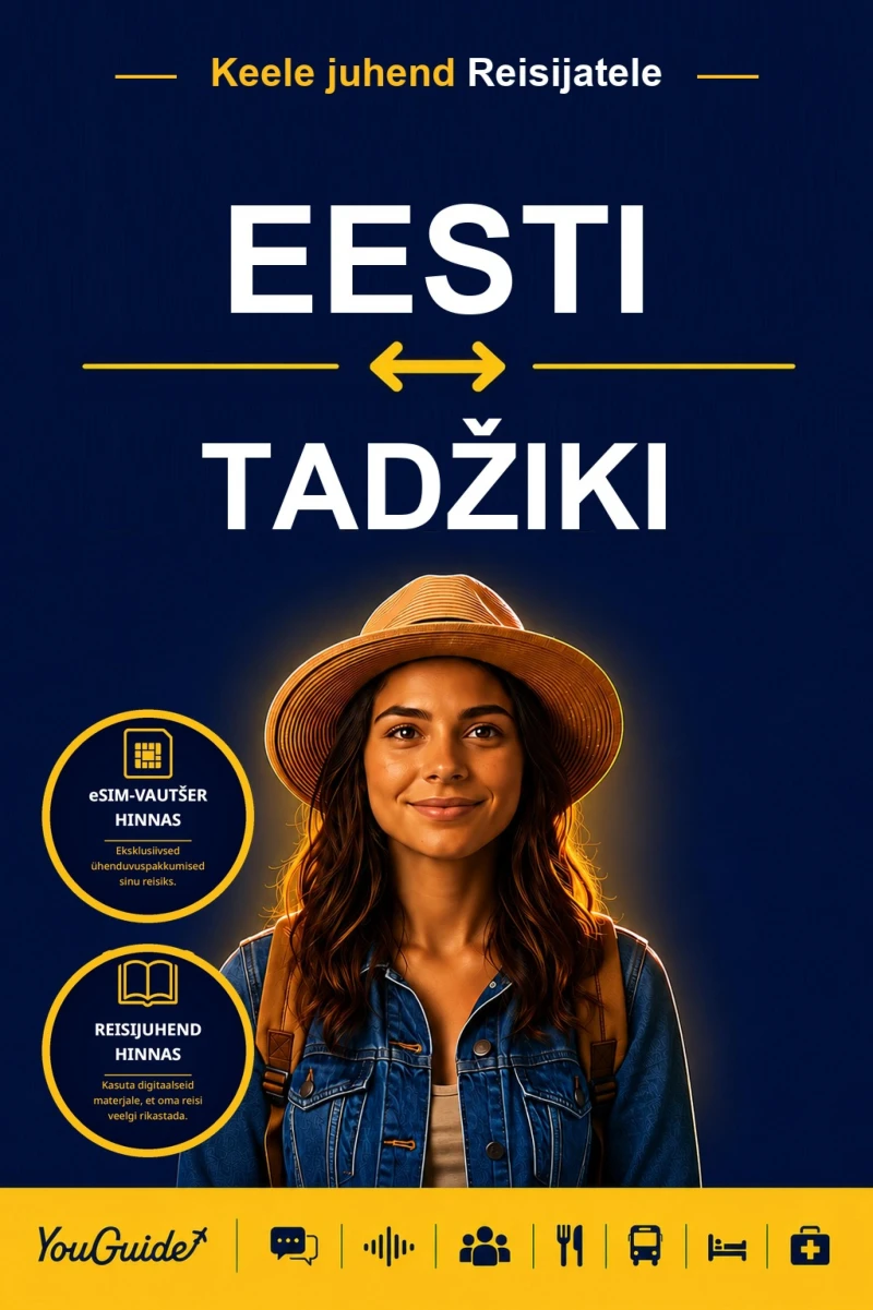 Portada: The Language Guide for Travelers - Estonian to Tajik