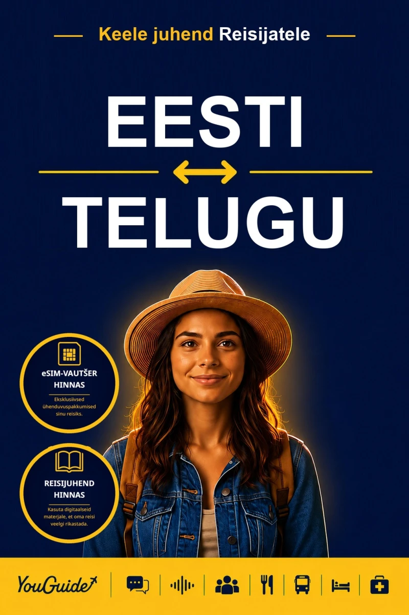 Portada: The Language Guide for Travelers - Estonian to Telugu