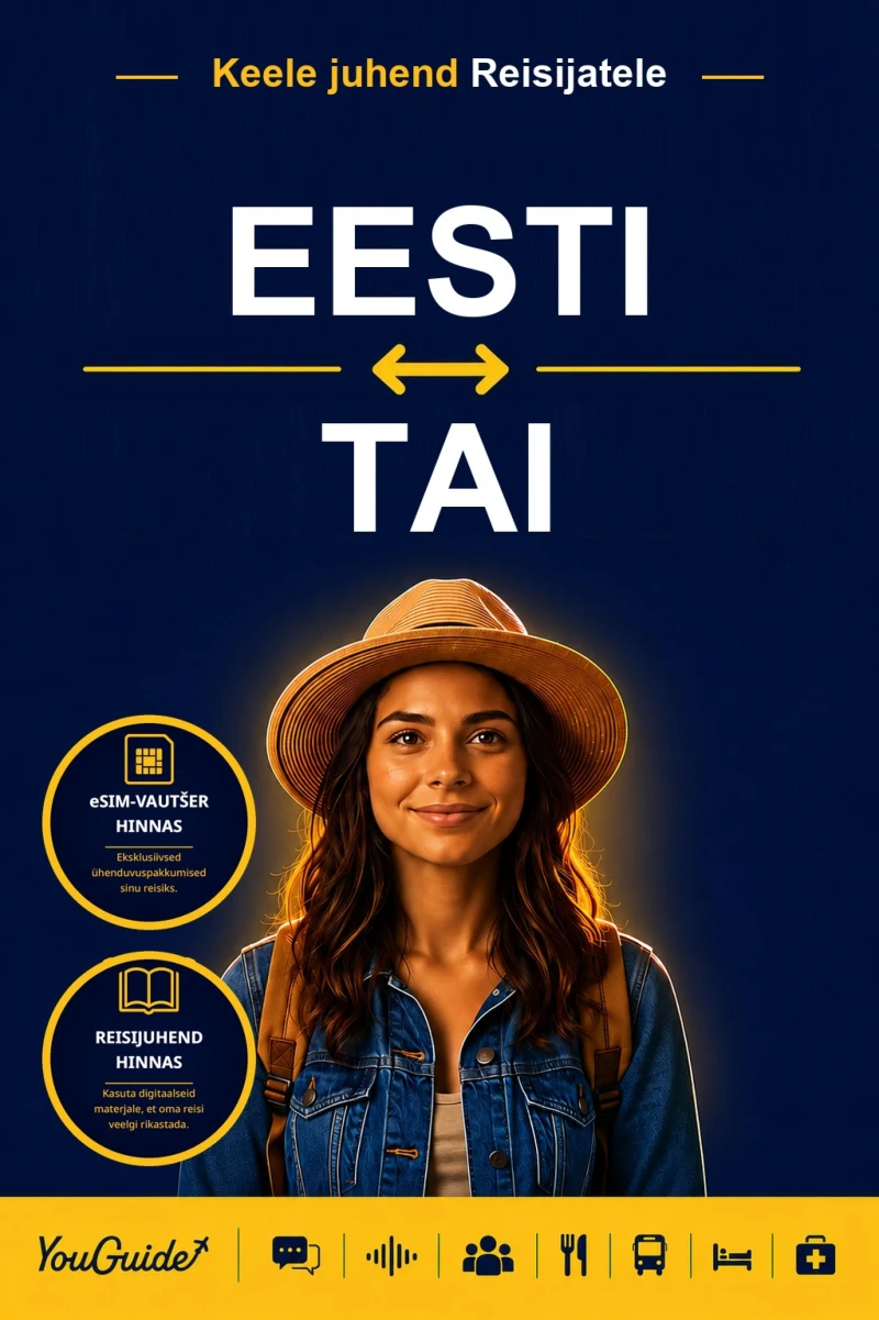 Portada: The Language Guide for Travelers - Estonian to Thai