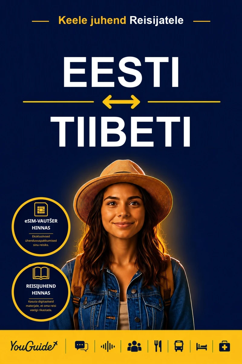 Portada: The Language Guide for Travelers - Estonian to Tibetan