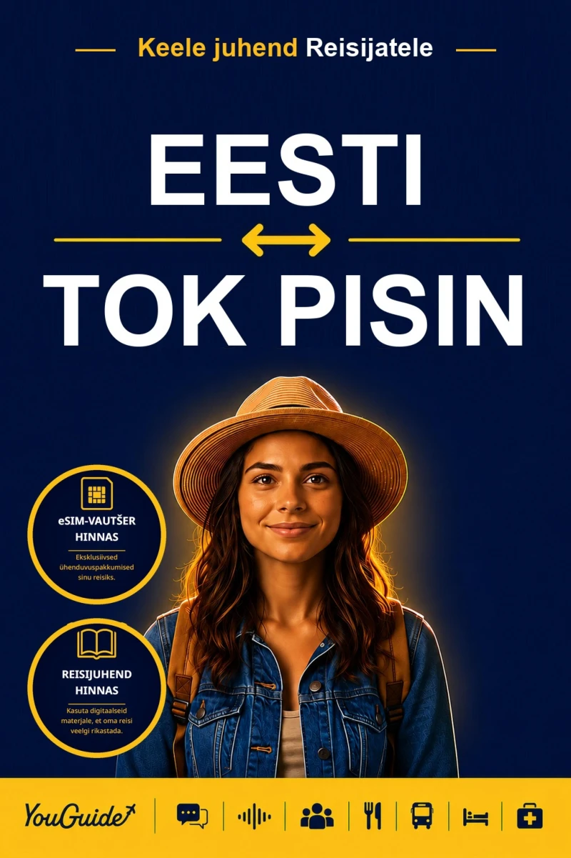 Portada: The Language Guide for Travelers - Estonian to Tok Pisin