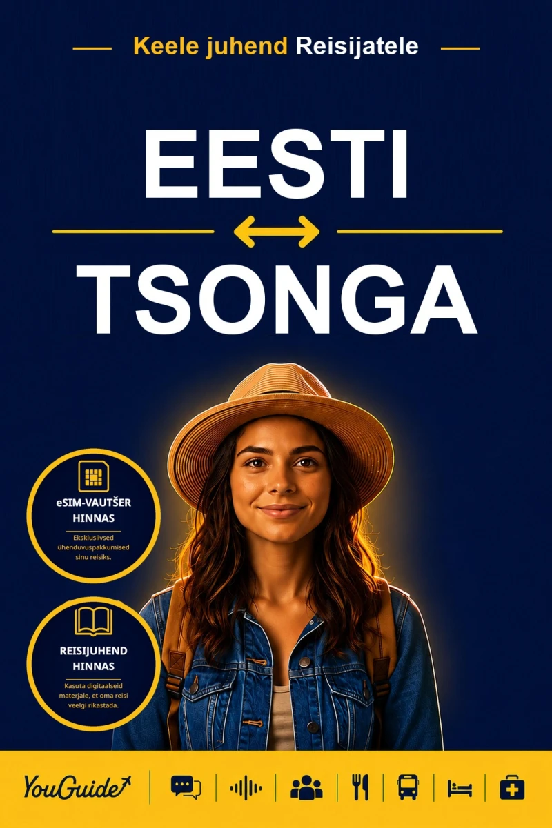 Portada: The Language Guide for Travelers - Estonian to Tsonga