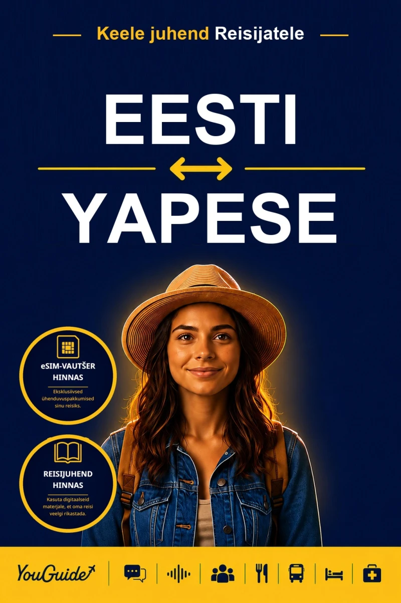 Portada: The Language Guide for Travelers - Estonian to Yapese