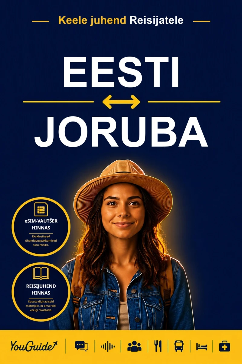 Portada: The Language Guide for Travelers - Estonian to Yoruba