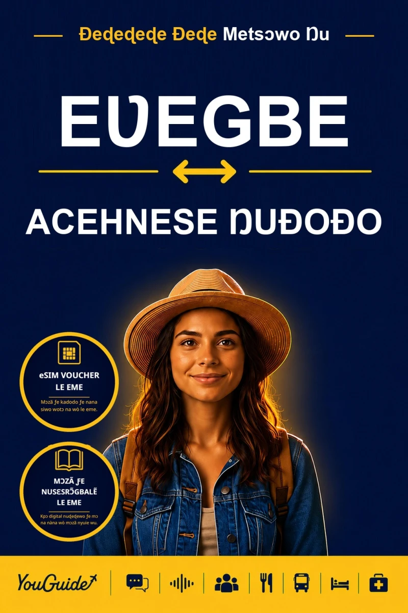 Portada: The Language Guide for Travelers - Ewe to Acehnese