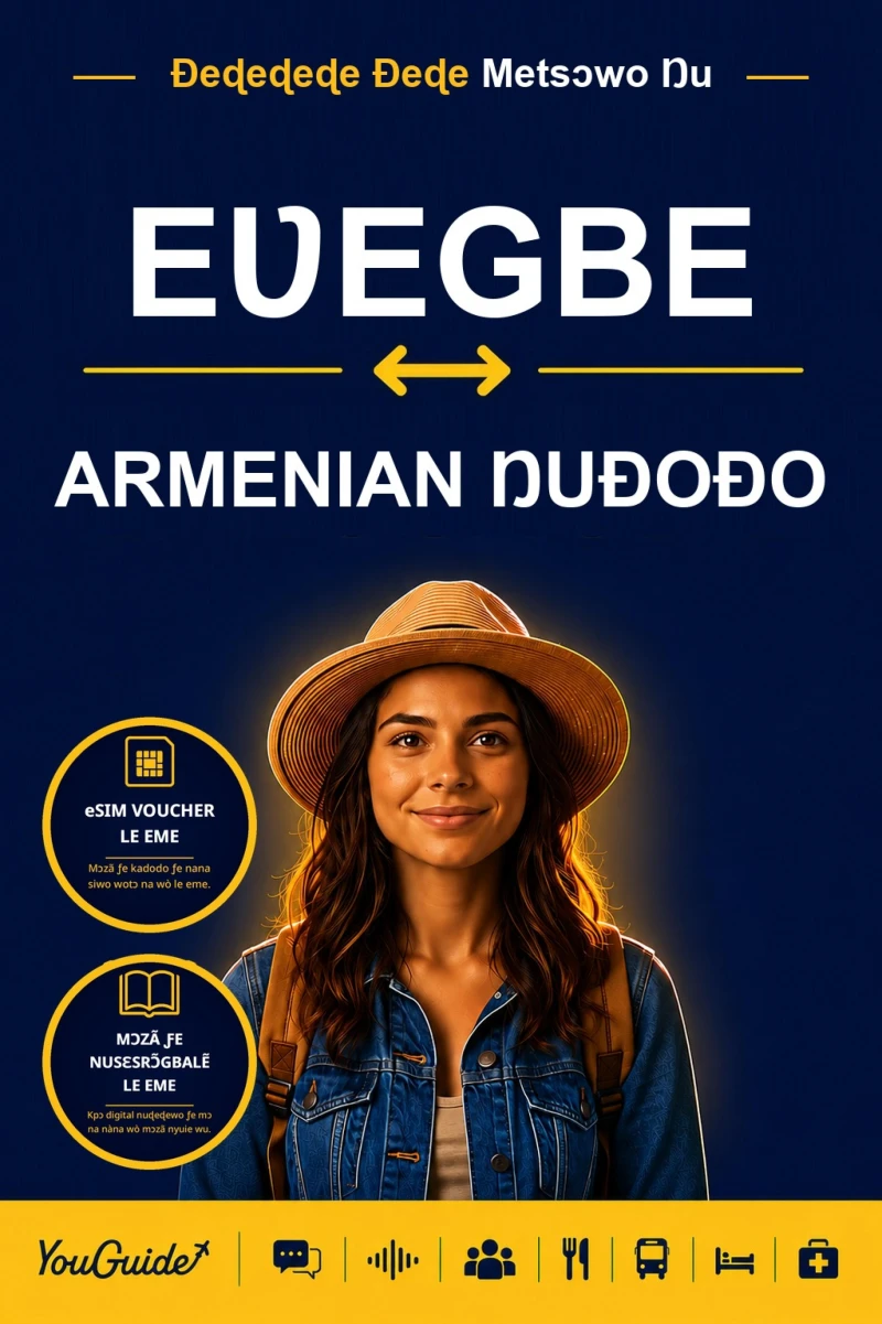 Portada: The Language Guide for Travelers - Ewe to Armenian