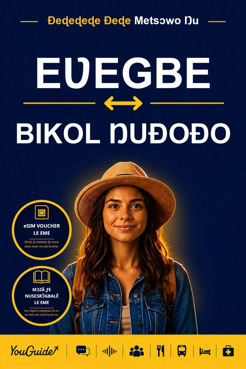 Portada: The Language Guide for Travelers - Ewe to Bikol
