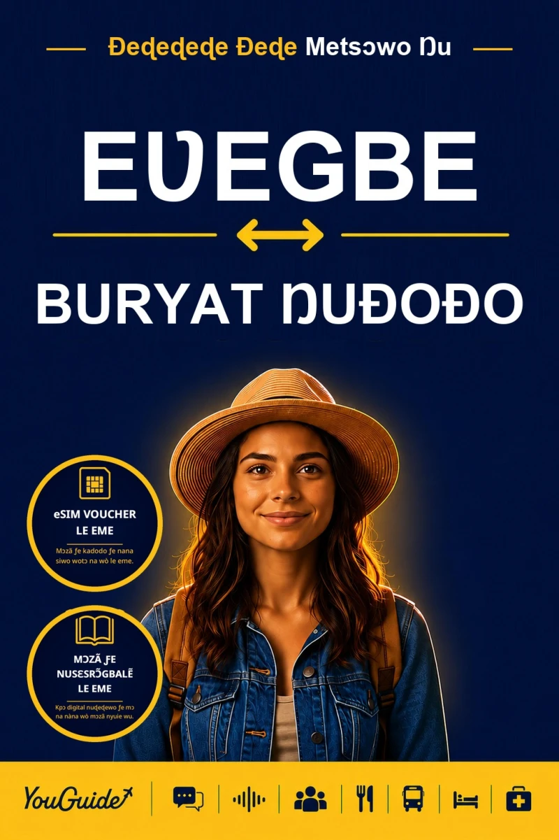 Portada: The Language Guide for Travelers - Ewe to Buryat