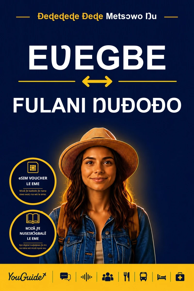 Portada: The Language Guide for Travelers - Ewe to Fulani