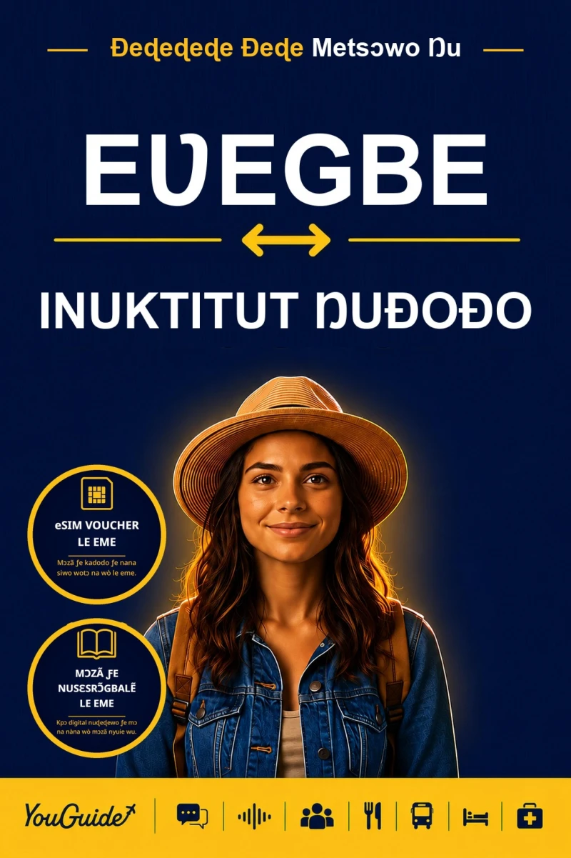Portada: The Language Guide for Travelers - Ewe to Inuktitut