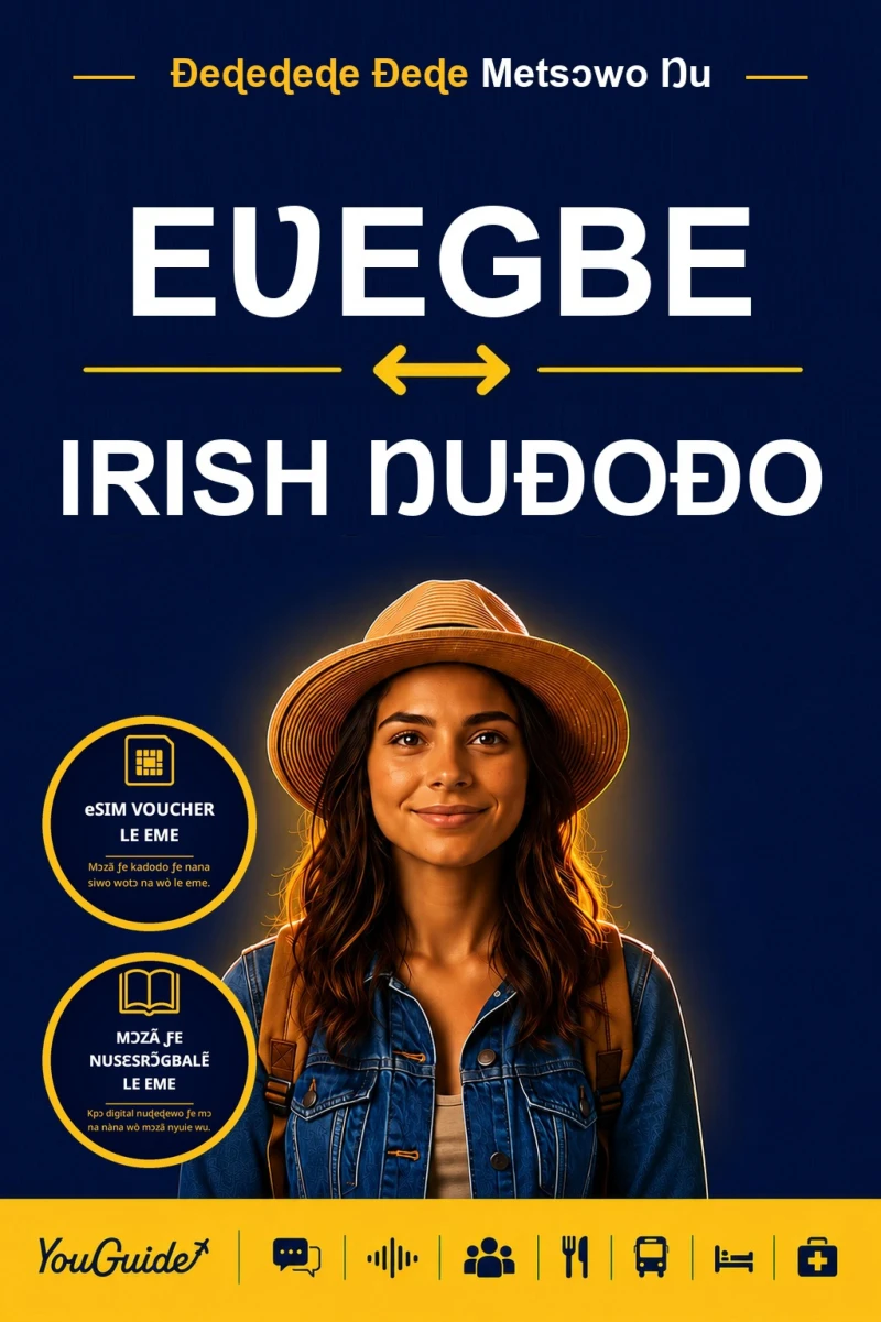 Portada: The Language Guide for Travelers - Ewe to Irish