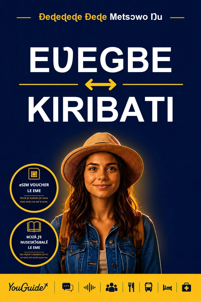Portada: The Language Guide for Travelers - Ewe to Kiribati