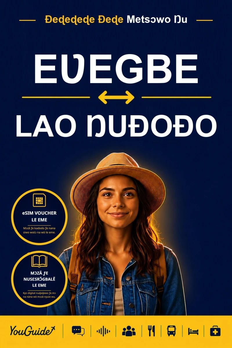 Portada: The Language Guide for Travelers - Ewe to Lao