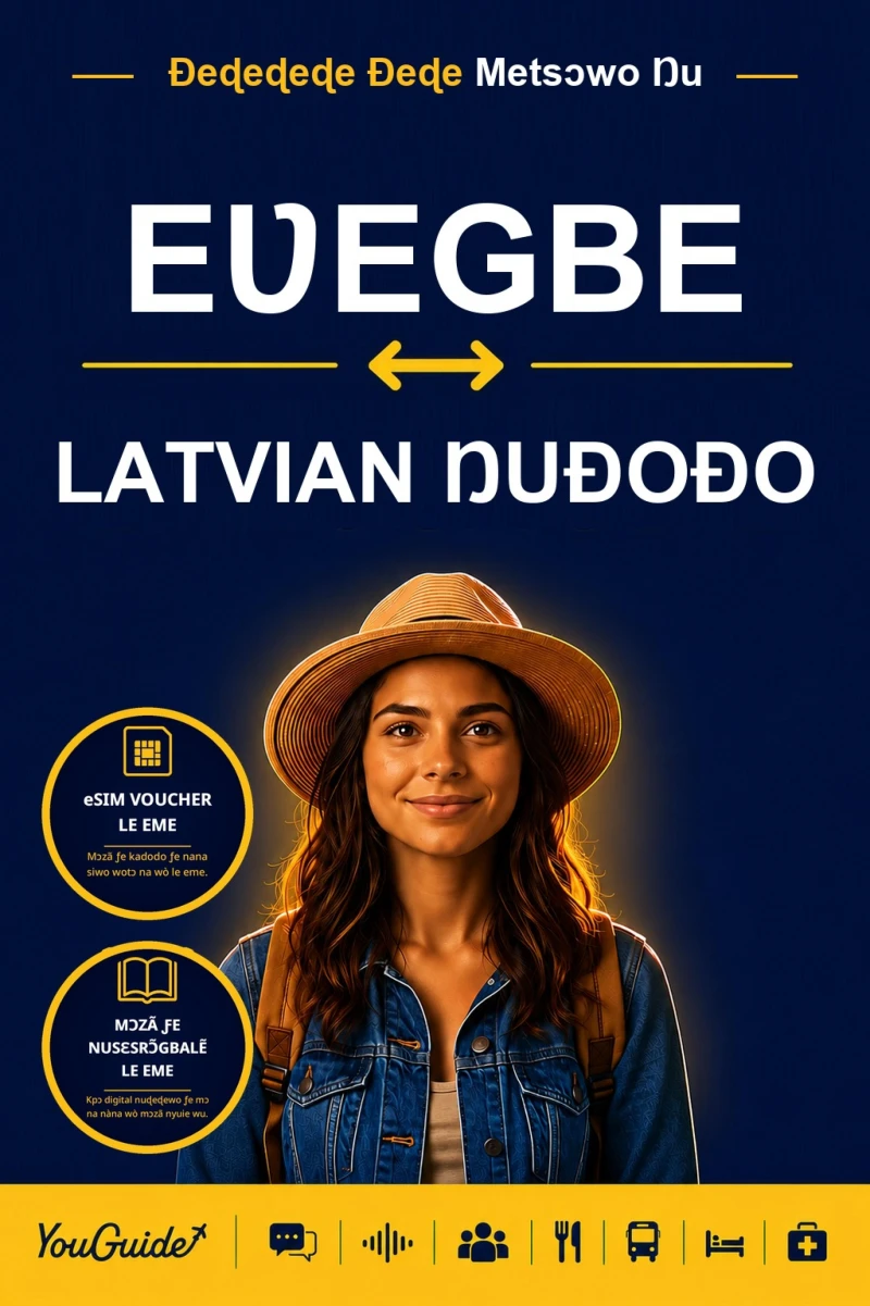 Portada: The Language Guide for Travelers - Ewe to Latvian