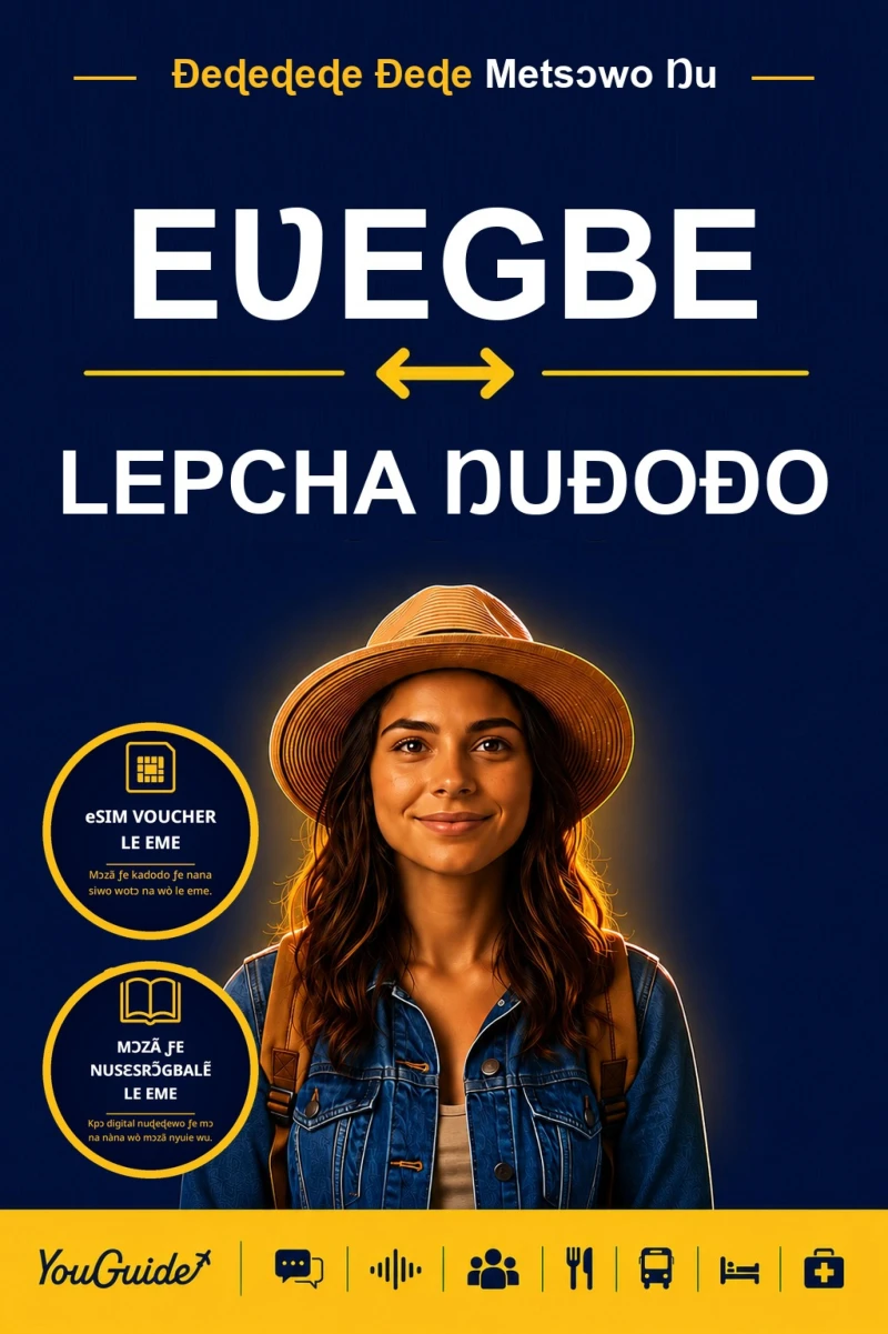 Portada: The Language Guide for Travelers - Ewe to Lepcha
