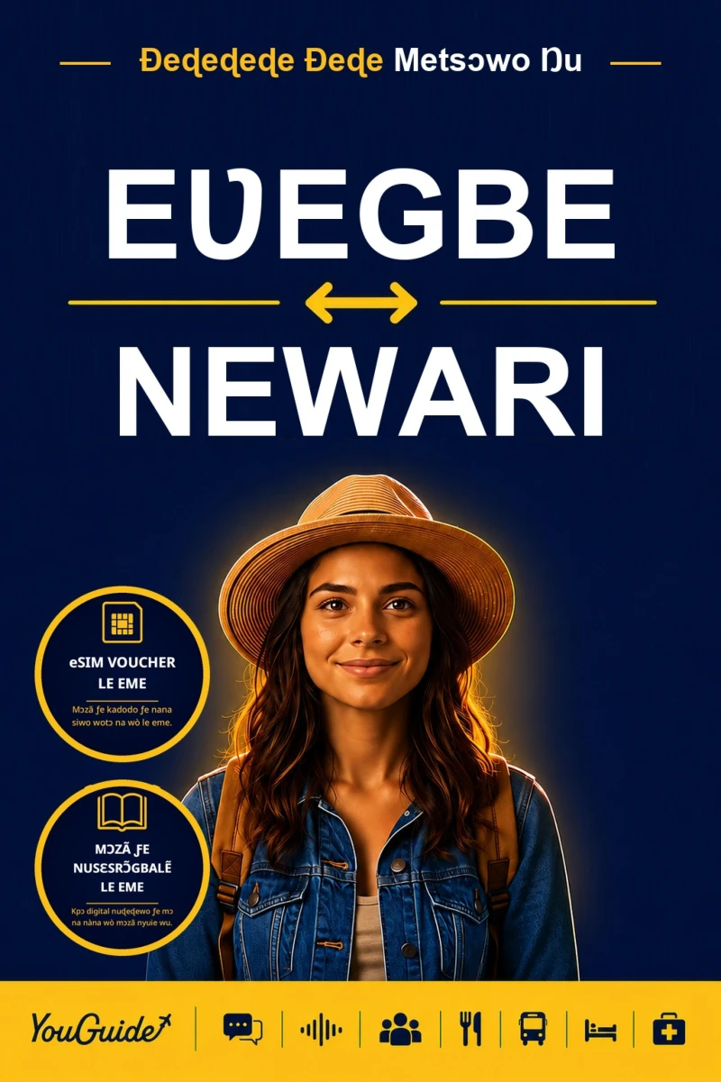 Portada: The Language Guide for Travelers - Ewe to Newari