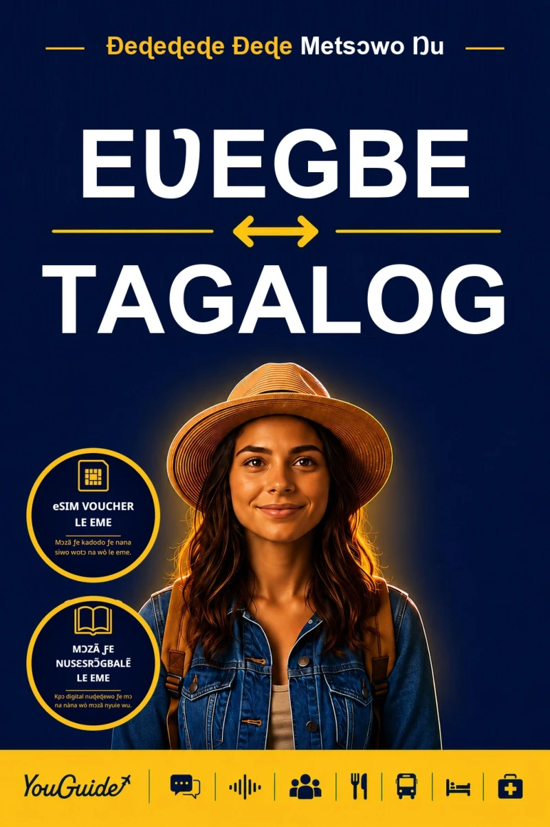 Portada: The Language Guide for Travelers - Ewe to Tagalog