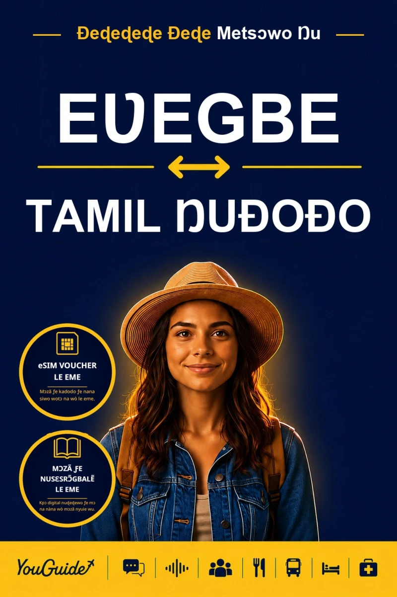 Portada: The Language Guide for Travelers - Ewe to Tamil