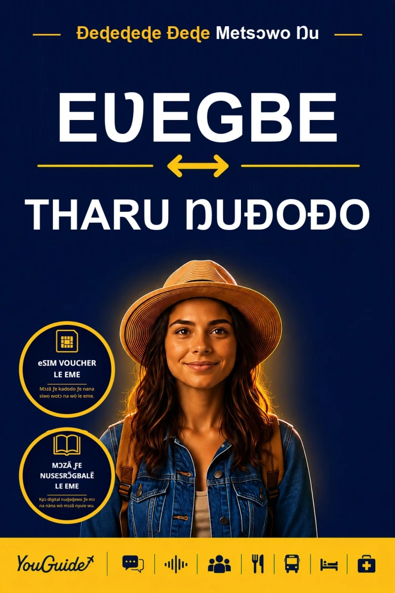 Portada: The Language Guide for Travelers - Ewe to Tharu