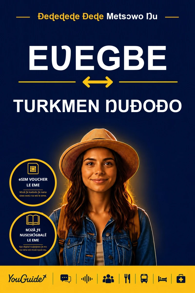 Portada: The Language Guide for Travelers - Ewe to Turkmen
