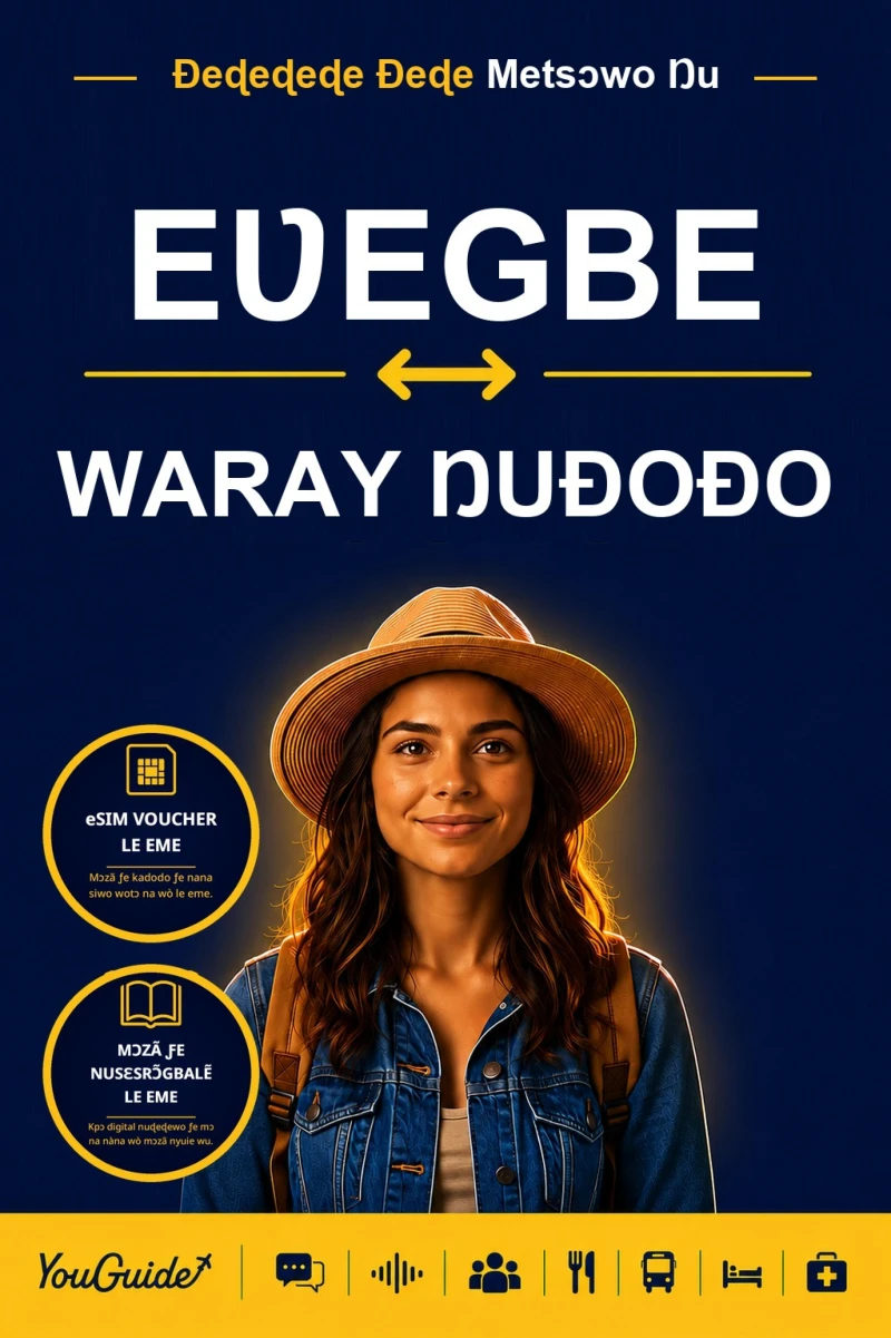 Portada: The Language Guide for Travelers - Ewe to Waray