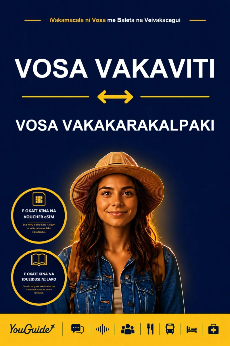 Portada: The Language Guide for Travelers - Fijian to Karakalpak