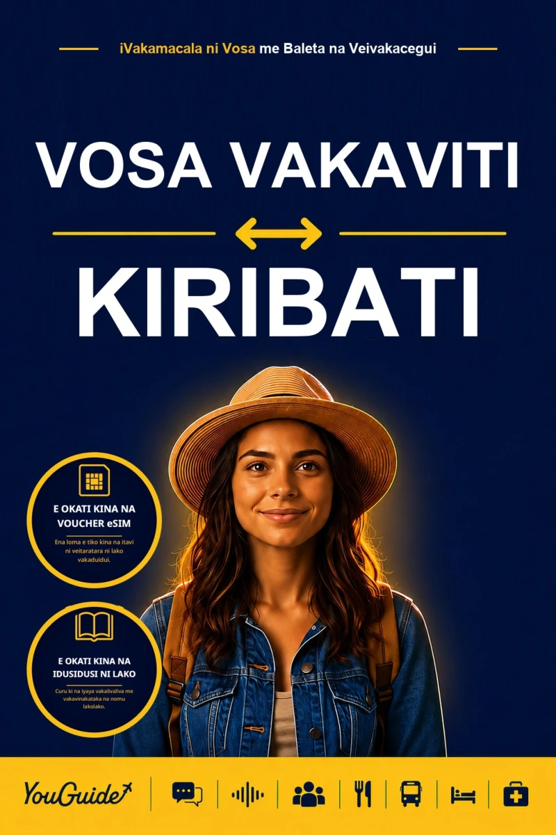 Portada: The Language Guide for Travelers - Fijian to Kiribati
