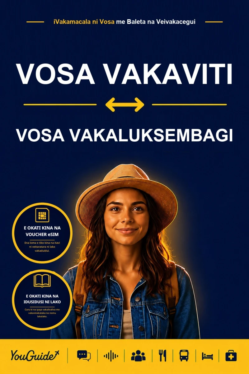 Portada: The Language Guide for Travelers - Fijian to Luxembourgish