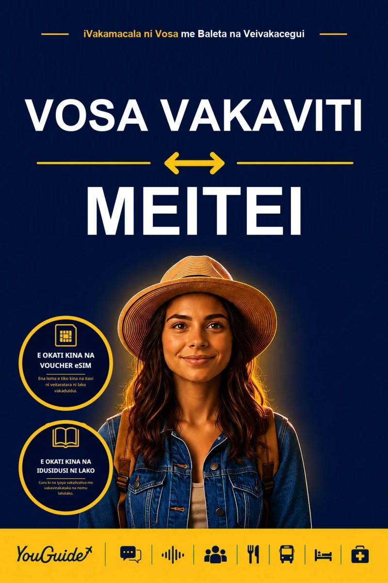 Portada: The Language Guide for Travelers - Fijian to Meitei