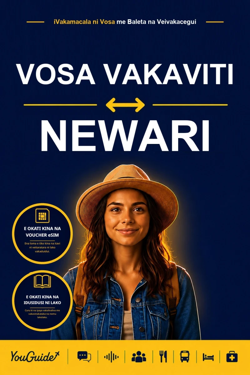 Portada: The Language Guide for Travelers - Fijian to Newari