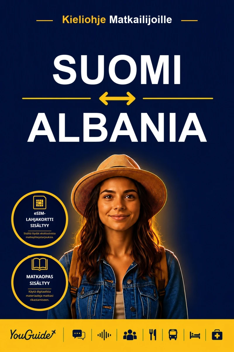 Portada: The Language Guide for Travelers - Finnish to Albanian