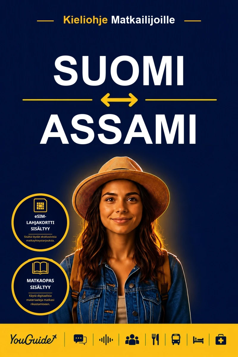 Portada: The Language Guide for Travelers - Finnish to Assamese