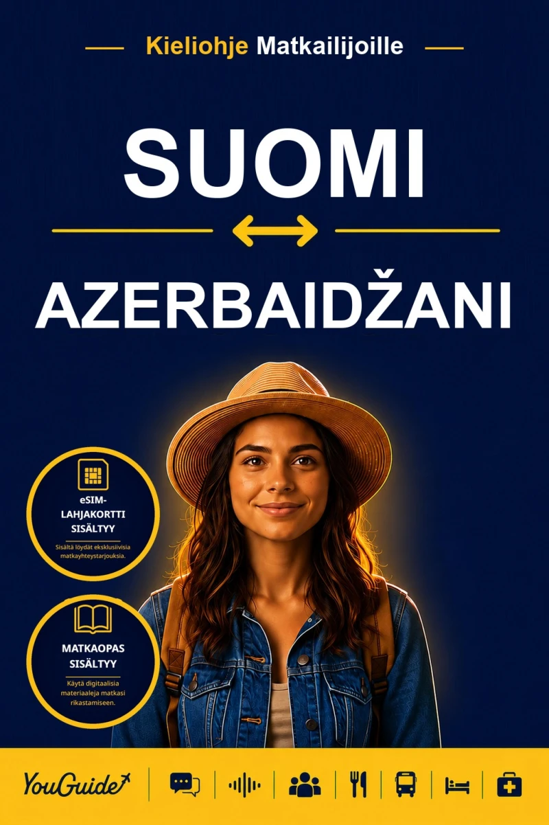 Portada: The Language Guide for Travelers - Finnish to Azerbaijani