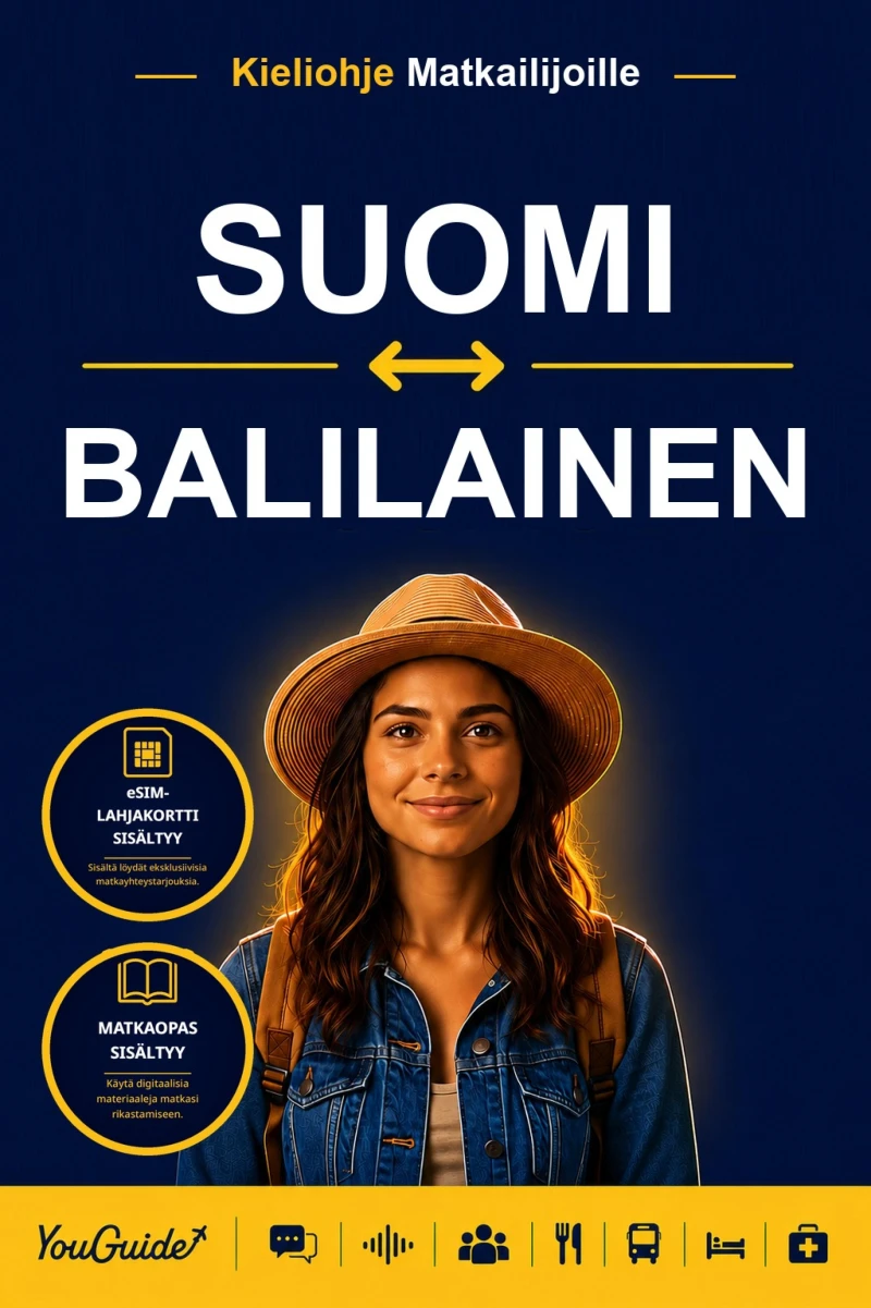 Portada: The Language Guide for Travelers - Finnish to Balinese