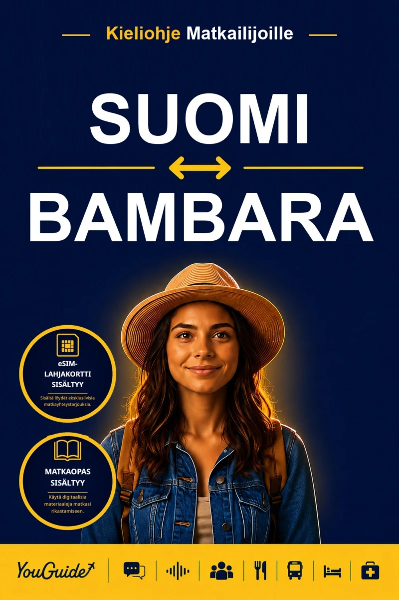 Portada: The Language Guide for Travelers - Finnish to Bambara