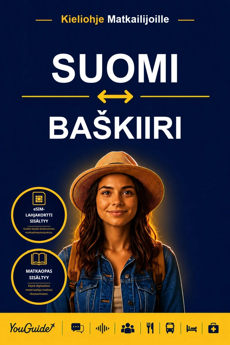 Portada: The Language Guide for Travelers - Finnish to Bashkir
