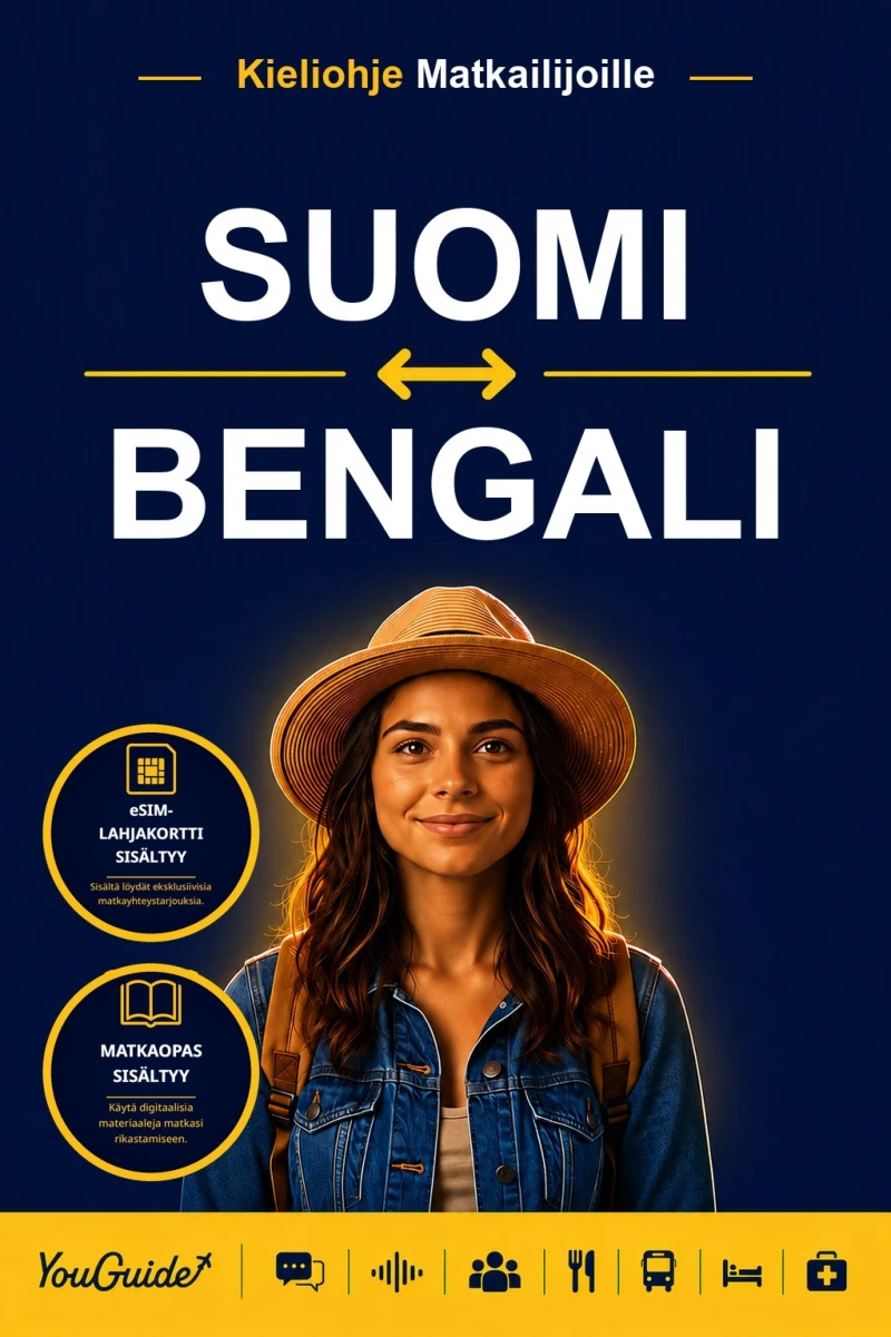 Portada: The Language Guide for Travelers - Finnish to Bengali