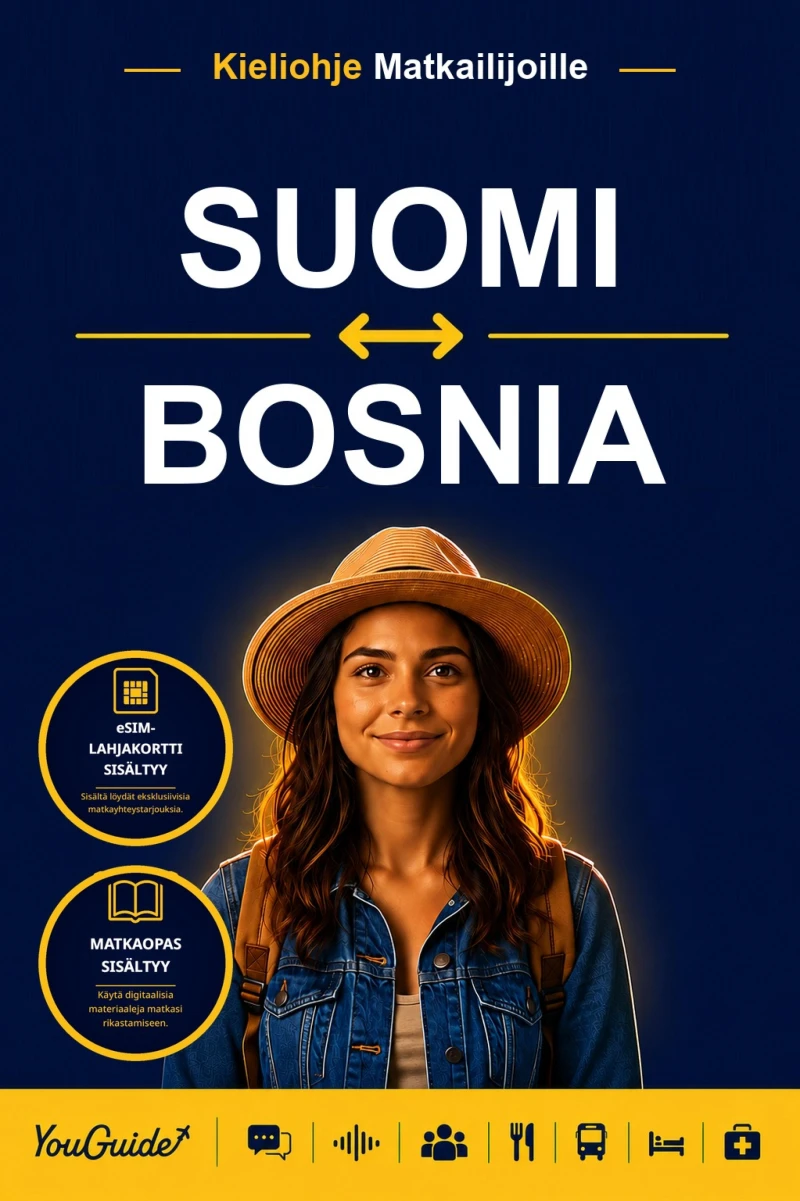 Portada: The Language Guide for Travelers - Finnish to Bosnian