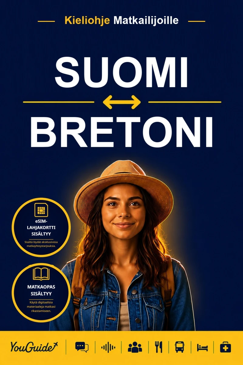 Portada: The Language Guide for Travelers - Finnish to Breton