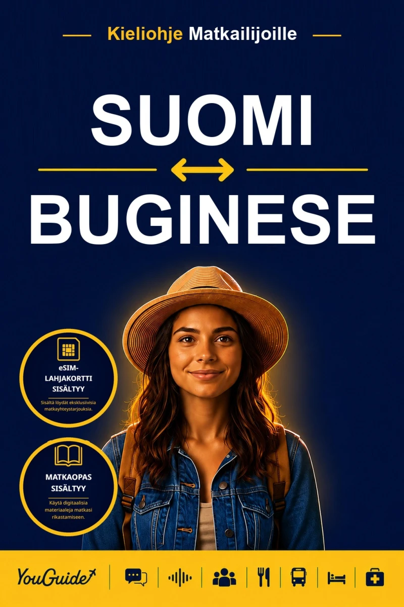 Portada: The Language Guide for Travelers - Finnish to Buginese