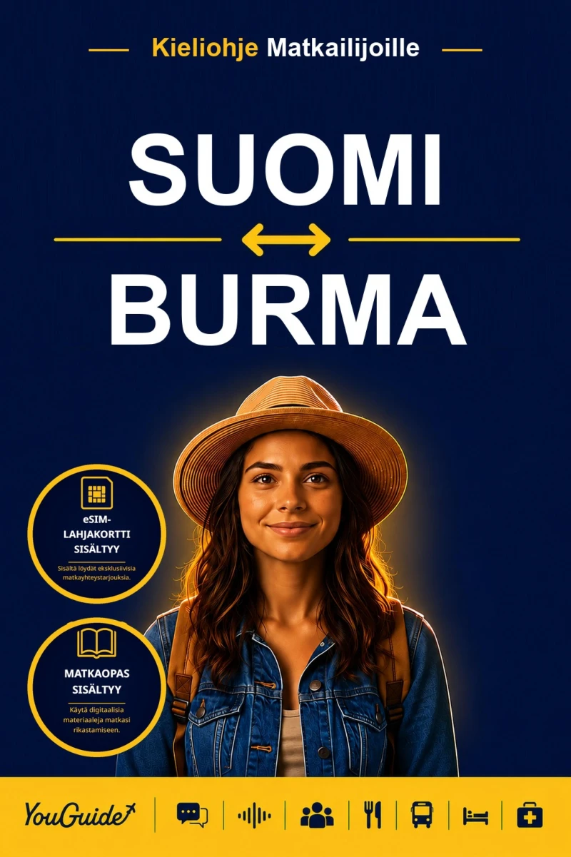 Portada: The Language Guide for Travelers - Finnish to Burmese